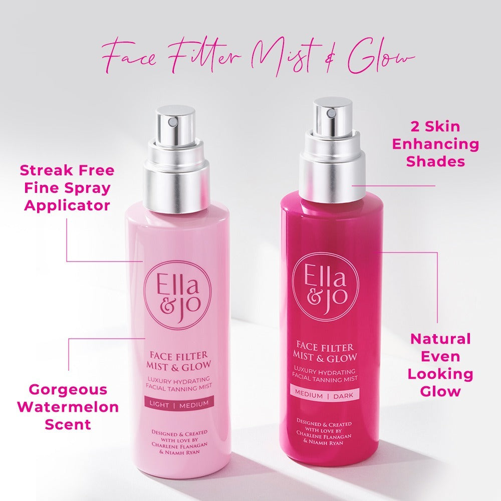 Face Filter Mist & Glow Facial Tanning Mist